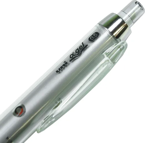 Vista 4 de Portaminas Uni Alpha-Gel Kuru Toga, 0.5 mm, Cuerpo Lavanda (M5858GG1P.34)