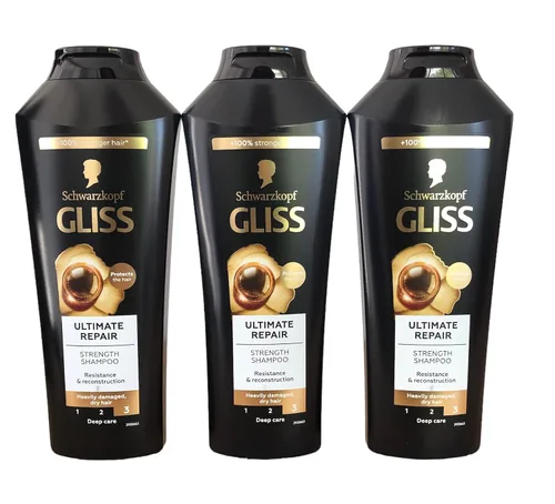 Vista 4 de GLISS Champú Hair Ultimate Repair de 13.6 onzas