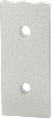 Vista 7 de 8020, 20-4107, 20 Series, Soporte de placa plana de aluminio de 2 agujeros, soporte de conector de montaje recto para extrusión de aluminio extruido