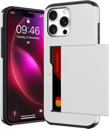 Vista 18 de ZIYE Compatible con iPhone 12 Pro Max Funda tipo cartera con tarjetero, Funda de dos capas antiarañazos con bolsillo oculto, Funda protectora a Verde