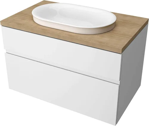 Vista 8 de American Standard 7813001.478 Studio S - Lavabo para encimera de 33 pulgadas, color ceniza
