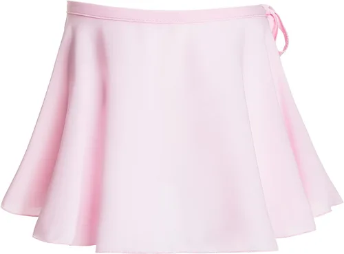 Vista 2 de Falda de ballet para niñas de 3 a 12 años de edad, brillante, sin cierre, de gasa, color rosa, negro, blanco, morado