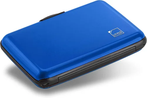 Vista 7 de Lewis N. Clark Cartera de aluminio Rfid, plateado, Mini cartera de aluminio Rfid, soporte para tarjetas de crédito, estuche para tarjetas de visita