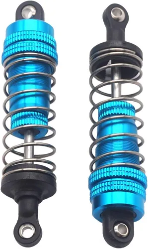 Vista 4 de ShareGoo - Amortiguador de metal para amortiguador, piezas de actualización de suspensión compatibles con WLtoys 144001 1/14 RC Car Buggy