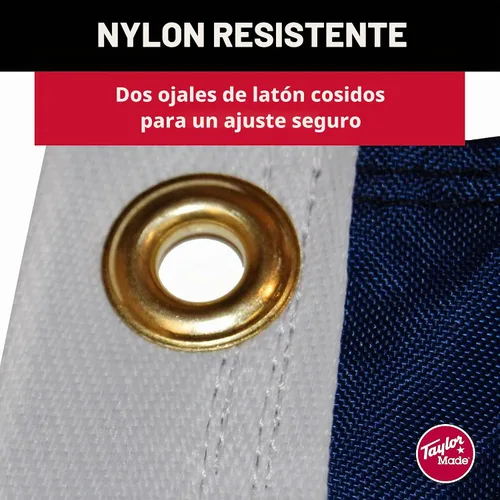 Vista 3 de Bandera de los Estados Unidos para barco bordada, de Taylor Made Products, con 50 estrellas