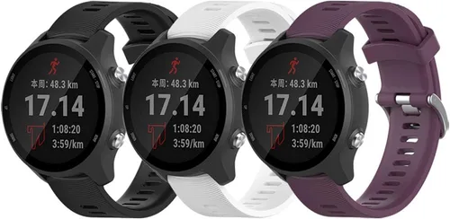 Vista 11 de Correa para Garmin Forerunner 245, banda de repuesto de silicona suave para Garmin Forerunner 245 / Forerunner 645