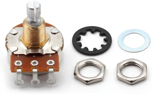 Vista 7 de Potenciómetro Bourns 250k - Eje dividido corto, cono de audio, olla de guitarra de baja fricción (3x)