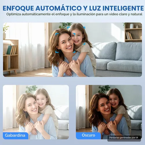 Vista 3 de PHILIPS Cámara web 4K para PC con micrófono, cámara de computadora para reuniones con cubierta de privacidad, cámara web USB Plug & Play