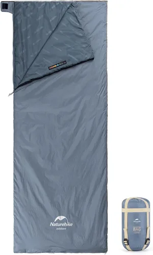 Vista 9 de Naturehike Ultralight Sleeping Bag - Envelope Lightweight Portable, Waterproof, Comfort with Compression Sack - Great for 3 Season Traveling