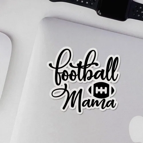 Vista 3 de Adhesivos de vinilo de fútbol para interiores (sin impermeabilidad), accesorios de teléfono portátil, casco, ventana de automóvil, taza tubérculo