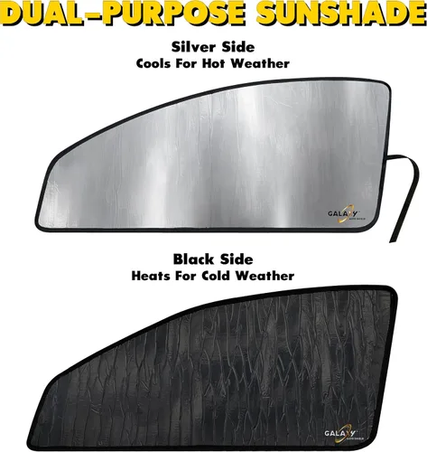 Vista 2 de Ventanas laterales de asiento delantero de ajuste personalizado (2 unidades) para Honda Odyssey Minivan, 2005 2006 2007 2008 2009 2010, accesorios