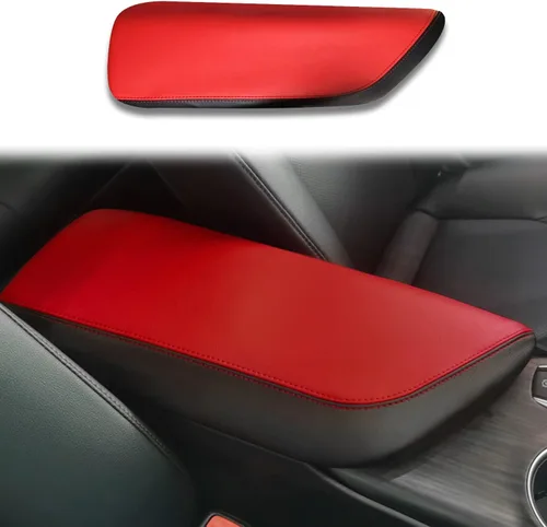 Vista 8 de Funda de reposabrazos adecuada para Toyota Camry 2007-2011 de cuero para consola central reposabrazos almohadilla protectora