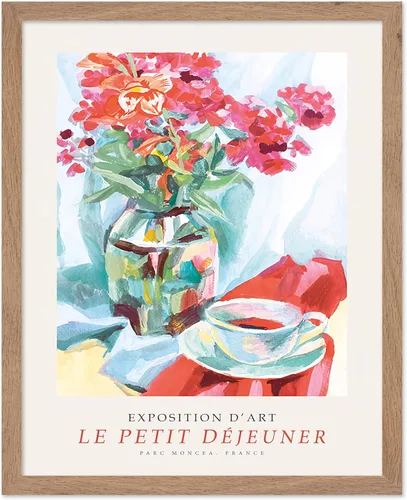 Vista 9 de Poster Master Póster vintage Overbeck – Impresión de acuarela retro – Regalo para artistas, amigos, girasoles, hermoso, botánico, planta