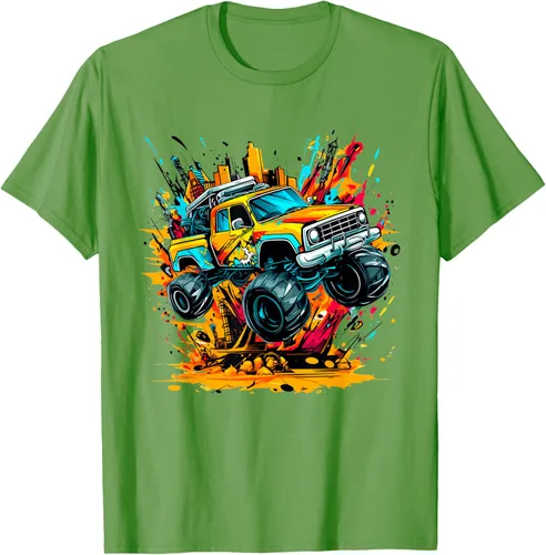 Vista 20 de Monster Trucks Are My Jam - Camiseta Monster Truck, Negro