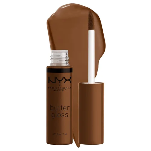 Vista 23 de NYX MAQUILLAJE PROFESIONAL Brillo de mantequilla, brillo de labios no pegajoso, - Eclair (rosa)