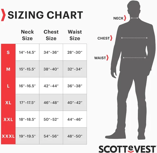 Vista 4 de SCOTTeVEST Tropiformer - Chaqueta 3D para hombre, 22 bolsillos ocultos, abrigo ligero repelente al agua para viajes y más