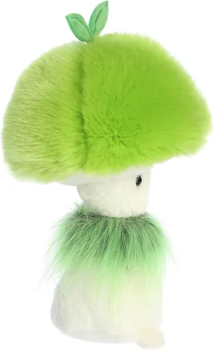 Vista 3 de Aurora Vibrant Fungi Friends Green Sprout - Animal de peluche – Diseño único – Compañeros adorables – Verde 9 pulgadas