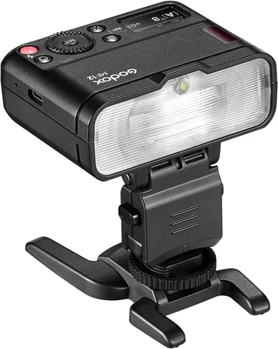 Vista 3 de Godox Godox MF12 - Kit de 2 flash macro compacto, 2.4G 12 W, TTL, mini flash, 2 luces, con batería incorporada de 3.7 V/6.29 W, difusor, filtro