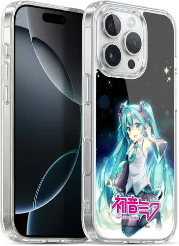 Vista 211 de Head Case Designs Licencia Oficial Hatsune Miku Gráficos Lindos Carcasa de Gel [Protección de Grado Militar] Compatible con Apple iPhone 7 CUTE