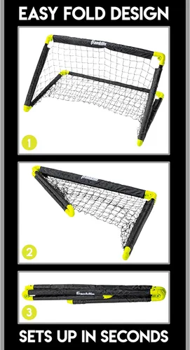 Vista 6 de Franklin Sports Mini Soccer Goal with Ball and Pump