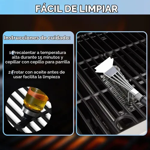 Vista 5 de Rejillas de cocción de 17.5 pulgadas 7638 para Weber Spirit & Spirit II 300 Spirit E/S 310 E/S 320 E/S 330 SP-320, Spirit 700 Genesis 1000-3500
