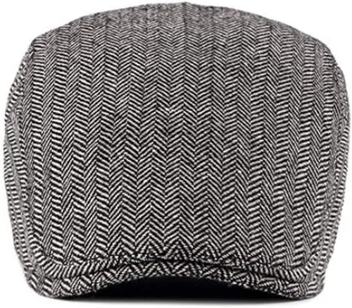Vista 5 de paquete de 2Algodón para hombre gorra plana Ivy Gatsby gorra sombrero