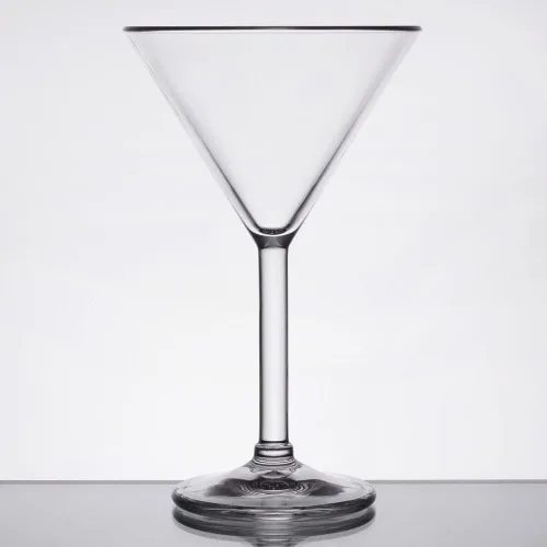 Vista 9 de G.E.T. SW-1407-1-SAN-CL-EC - Vasos de Martini de plástico resistentes a roturas, 10 onzas, transparentes (juego de 4)