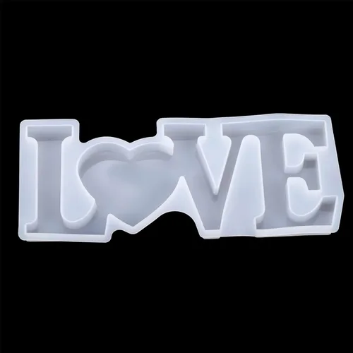 Vista 5 de Moldes de silicona con letras para el hogar, familia, eslogan de amor, resina epoxi, para decoración del hogar, manualidades hechas a mano (Familia)