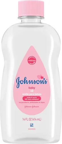 Vista 14 de Johnson's Baby Aceite para bebé, aceite mineral puro para prevenir la pérdida de humedad para recién nacidos, niños y adultos, aceite de masaje