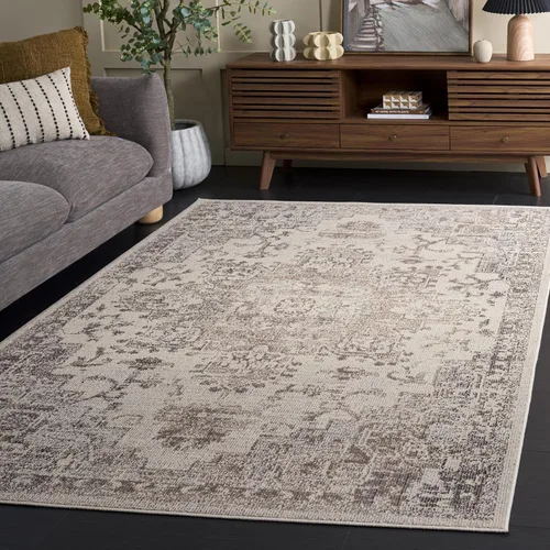 Vista 14 de Safavieh MAD473E - Tapete con diseño de medallón desgastado, bohemio elegante, colección Madison, no suelta pelos, fácil de cuidar, alto tránsito
