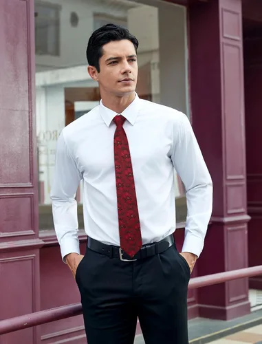 Vista 187 de Corbatas florales tejidas clásicas para hombre, corbata cuadrada de bolsillo, corbatas formales para hombres, boda con pañuelo