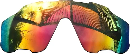 Vista 4 de MYCOURAG 4 pares de lentes de repuesto para gafas de sol Oakley Jawbreaker OO9290Jawbreaker Asian Fit (AF) OO9270 negro sólido, titanio, azul