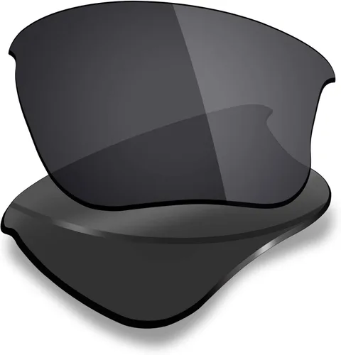 Vista 2 de mryok 4pares polarizadas lentes de repuesto para Oakley Flak Jacket XLJanteojos de sol Stealth negrorojo fuegohielo azulplata titanio
