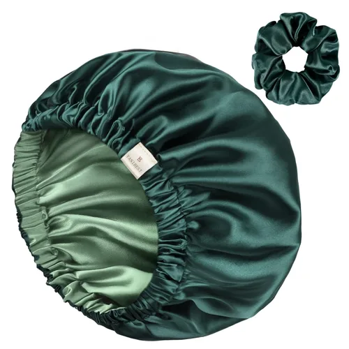 Vista 19 de YANIBEST Gorro de Satén Ajustable de Doble Capa Gorro de Cabello para Dormir, Gorros para Mujeres, Gorros para Cabello Natural Rizado, Gris Ceniza