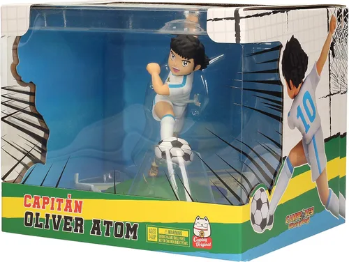 Vista 5 de SD Toys - Figura coleccionable Oliver Atom de los campeones Oliver y Benji con expositor, 6.7 x 6.3 in
