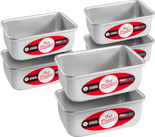 Vista 9 de Fat Daddio's BP-5639 Molde para Pan de Aluminio Anodizado, 4.875 x 2.75 x 2 pulgadas