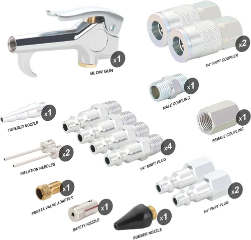 Vista 3 de Hromee Kit de accesorios para compresores de aire