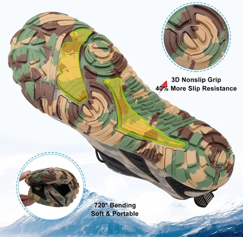 Vista 4 de Lefflow Zapatos de agua de senderismo para mujer, minimalistas, para playa, piscina, caminar, zapatos deportivos Caja de punta ancha