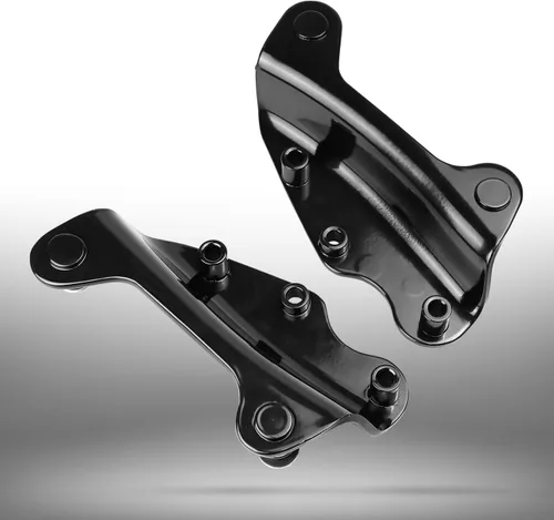 Vista 6 de Kits de hardware de acoplamiento de 4 puntos Soporte de respaldo compatible Negro