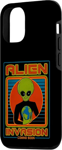 Vista 74 de Funda para iPhone 13 Pro Max Alien Invasion 1984 Tech Noir Distopía