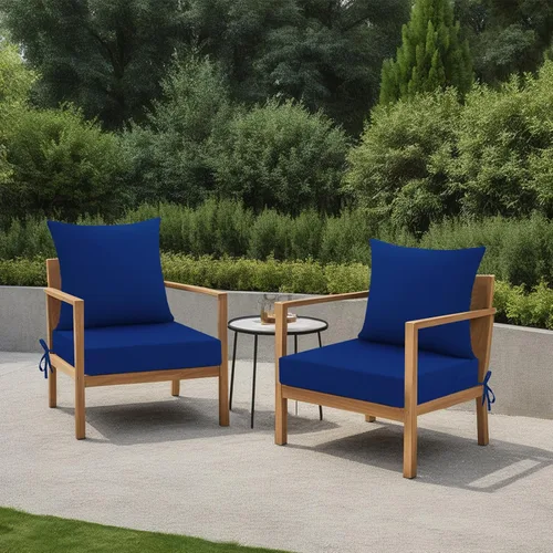 Vista 2 de idee-home Cojines de exterior para muebles de patio, cojín de asiento al aire libre, cojines de repuesto para sofá de Hampton Bay de asiento