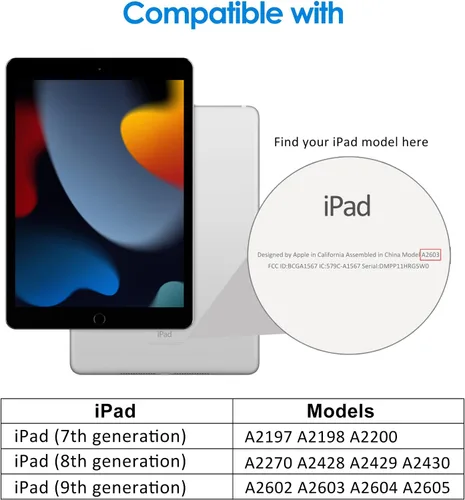 Vista 3 de JETech Protector de pantalla One Touch Install para iPad de 10.2 pulgadas (9ª/8ª/7ª generación, 2021/2020/2019), película de vidrio templado con kit