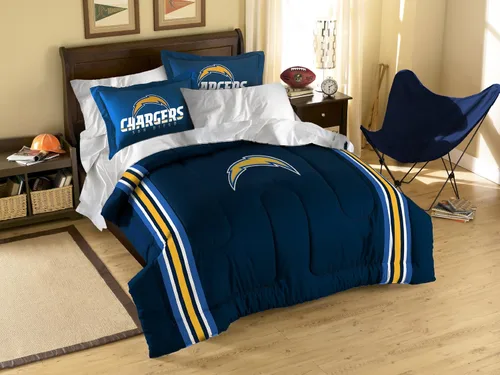 Vista 25 de Northwest NFL Unisex-Adult Comforter and Sham Set Safety