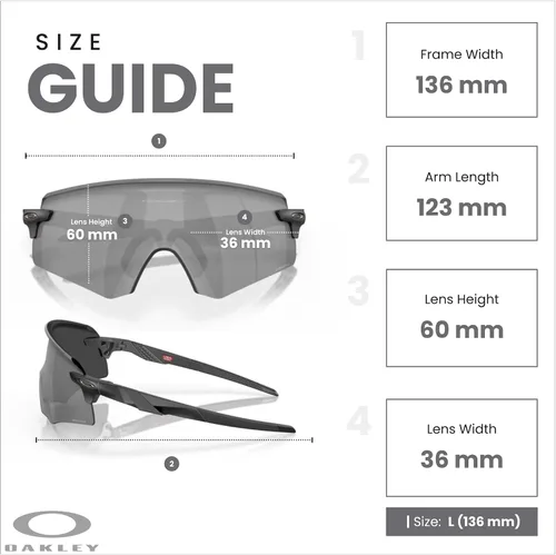 Vista 4 de Oakley Encoder OO9471 - Gafas de sol rectangulares para hombre, correa y kit de cuidado iWear de diseñador