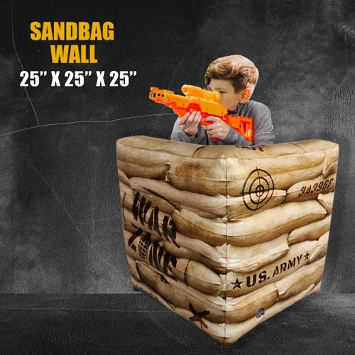 Vista 3 de Combat Battlefield compatible con etiqueta láser, pistola de agua, pistola de dardos, perfecto para actividades de cumpleaños de niños y niñas