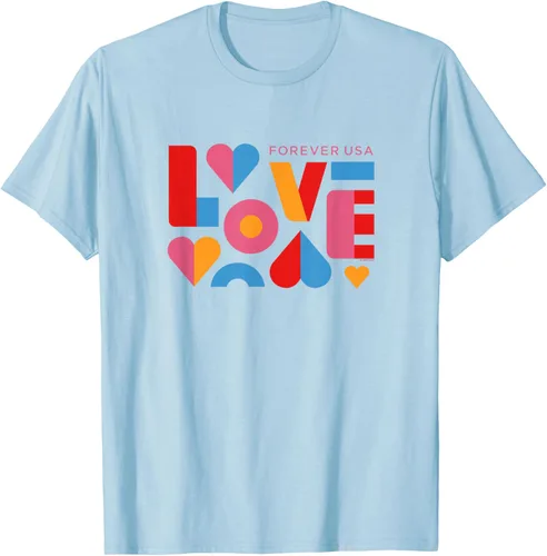 Vista 25 de USPS Camiseta Forever USA Love, Negro