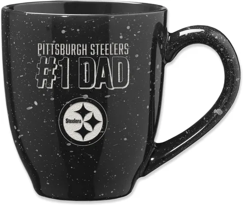 Vista 28 de Rico Industries NFL Football #1 Dad 16 oz Team Color Laser Engraved Ceramic Coffee Mug