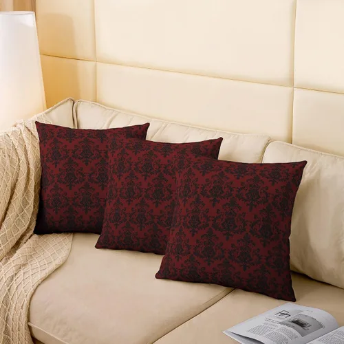 Vista 39 de Guitar Print Double Sides Print Pillow Covers 16"x16",Music Themed Bass Instruments Pillowcase Soft Square Cushion Cases,Rustic Music Score Note