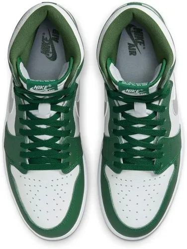 Vista 5 de Jordan Air Jordan 1 Retro High OG DZ5485 303 Gorge Green - Talla 10.5 para hombre, Garganta VerdePlateado Metálico-Wh
