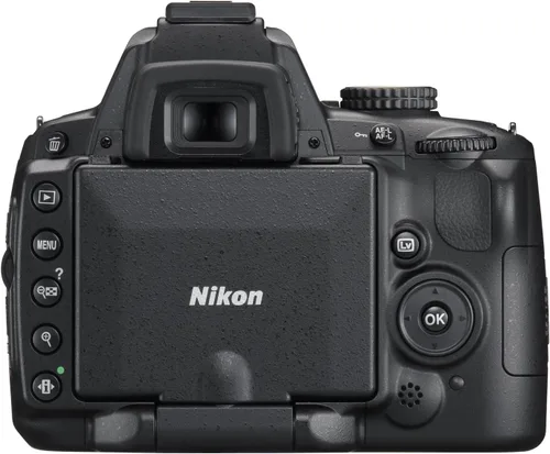 Vista 6 de Nikon D5000 cámara réflex digital 12.3MP DX con lente de 18-55mm f/3.5-5.6G VR y LCD de ángulo variable de 2.7 pulgadas